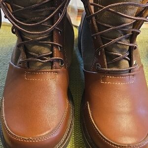 G.H. Bass & Co. Brown Ankle-Height Boots Rugged Sole